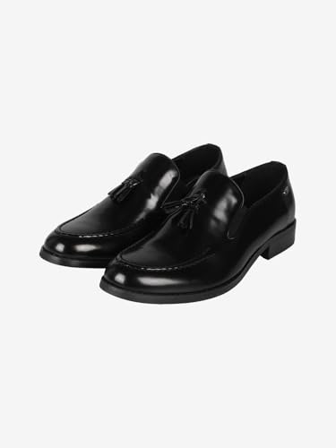 Mocasines para hombre con borlas calzado cómodo sin cordones 2