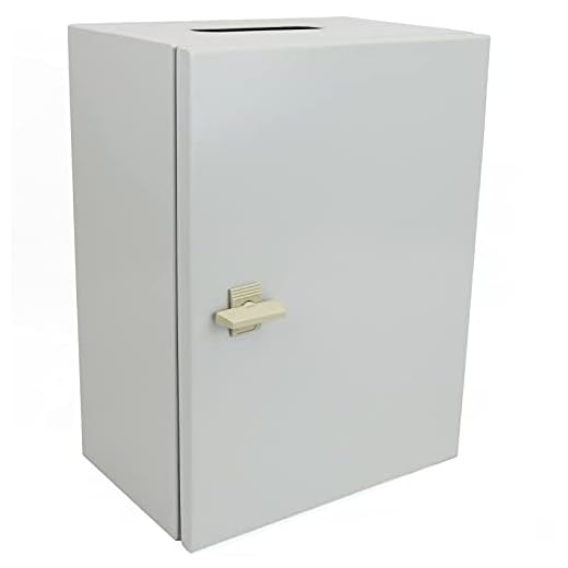 BeMatik - Caja de distribución eléctrica metálica con protección IP65 para fijación a Pared 300x250x200mm