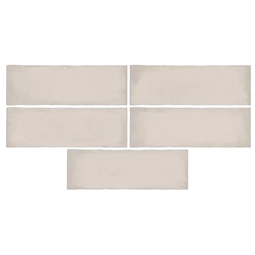 The Tile Doctor Sake Spanish Ceramic Wall Tiles, 3x9 Inch