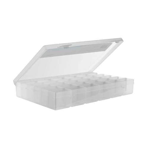 Reviews de Cajas de Plastico Chedraui que Puedes Comprar On-line. 48 Caja Organizadora de Plástico con Divisiones para Componentes Electrónicos (36 DIVISIONES)