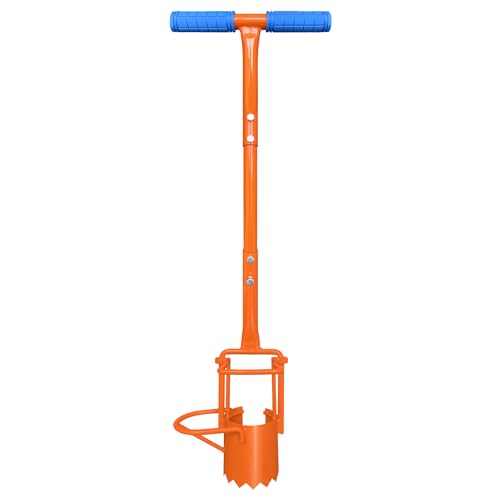glorousamc Bulb Planter, Weeder, Sod Plugger, Flower Planting, Soil Sampler-5-IN-1 Lawn Tool and Garden Tool - Enhanced Bottom Edge for Easier Penetration, 33.5 Inch（A） - Thumbnail 4