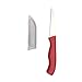 EUROXANTY Couteau de cuisine avec lame en céramique | Couteau éplucheur | Lame robuste et aiguisée | Design moderne | Rouge