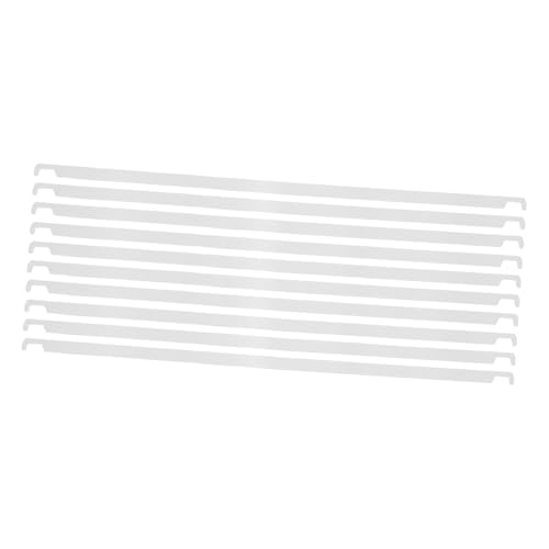 BCOATH 10pcs Metal File Suspension Rods Hanging File Organizer for Office Space Saving Design for Efficient Desk Organization and Aesthetics