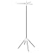 SONGMICS Clothes Airer, Clothes Drying Rack with 3 Rotatable Arms for Hangers, 4-Leg Indoor Folding Laundry Rack, Stainless Steel, for 27 Pieces of Clothes, 151.5 cm High, White and Silver LLR510W01
