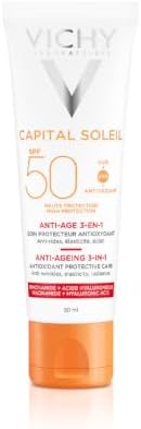Vichy Capital Soleil UV-Age Daily SPF 50+, Anti-Ageing Face Sunscreen, 40ml