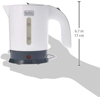 Black & Decker Travel Kettle, White - Tr250Ja, 2 Years Warranty