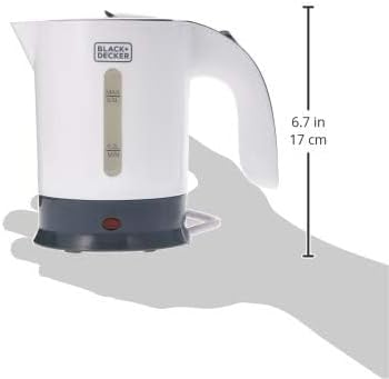 Black & Decker Travel Kettle, White - Tr250Ja, 2 Years Warranty