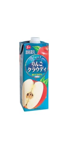Juicy ジューシー りんごクラウディ 1000ml×6本