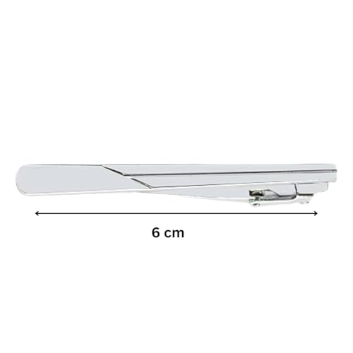 Image of TIE STUDIO Men's Metal tie pin | pack of 1 | Alloy Steel | Superior finishing | Packaging - Black box