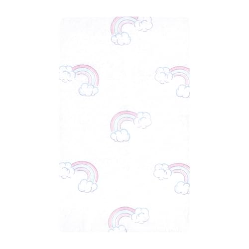 Image of Hudson Baby Unisex Baby Flannel Burp Cloth 10pk, Dreamy Unicorn, One Size