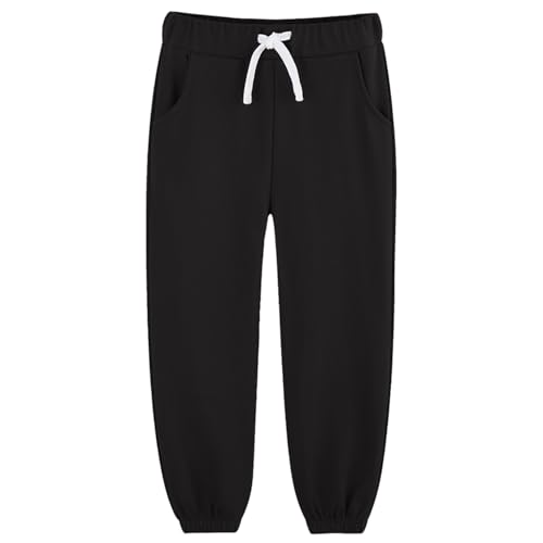 Bumeex 3 Pack Toddler and Boy Sweatpants Joggers Pants Fashion Cinched Hem Athletic Jogging Sweat Pant 100% Cotton 2-14 Years3