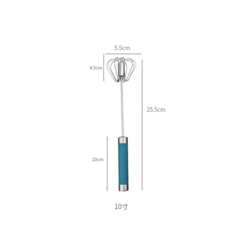 Batidor de huevos manual de acero inoxidable semiautomático pack de 3 3