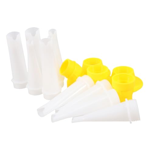 BUGUUYO 15 Pcs V-Shaped Nozzle Structural Adhesive for Caulking Sealant Smooth Remover Glue Tips Reusable Caulking Nozzles