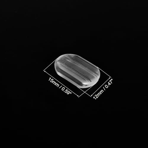 Coussinets de boucles d'oreilles silicone transparents de qualité supérieure