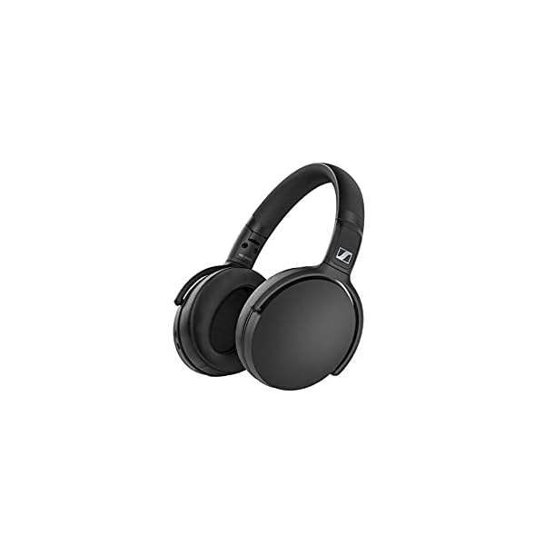 Sennheiser Consumer AudioHD 350BT Black Bluetooth 5.0 Wireless Headphone – 30-Hour Battery Life, USB-C Fast Charging, Virtual Assistant Button, Foldable – Black