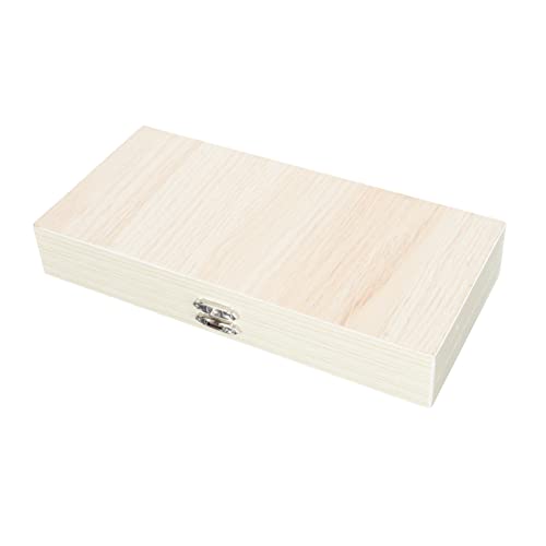 FUNOMOCYA Microscope Slide Storage Cabinet 50-Slice Wooden Slide Case for Biology Use