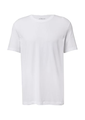 s.Oliver Herren 2119128 T-Shirt, 0100 weiß, L – Ansicht 4