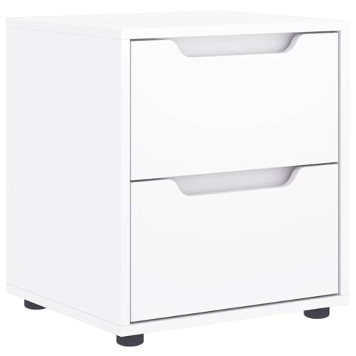 Table de chevet blanche compacte pour optimiser le rangement des petits espaces