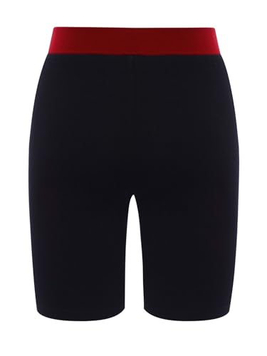 YEAHDOR Kids Girls Biking Shorts Elastic High Waist Athletic Gym Running Yoga Shorts Compression Shorts4