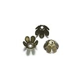 vendo lote de juguetes antiguos Cuentas con un brillo. FVFIJH Lote de 50 tapas espaciadoras de metal con forma de flor de loto de bronce antiguo tibetano para cuentas, accesorios para hacer joyas (bronce antiguo).