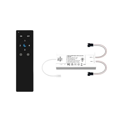 Olvídate de controles complejos con el controlador LED WLED ESP32 12A 2