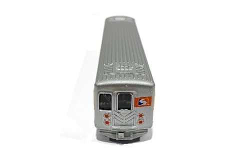 Modelo a escala 7" Septa Metro Subway color gris miniatura 7