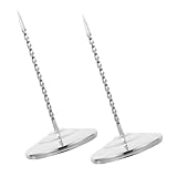 Polyvalent pour tout environnement : idéal pour une utilisation dans les restaurants, les bureaux et les comptoirs de service, répondant à divers besoins organisationnels, porte-ticket de commande, porte-mémo en acier inoxydable