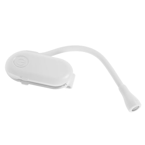 Mipcase Portable Rechargeable Clip Reading Light for Books Bedside Lamp Compact Durable Design for Dormitory Bedroom Use Eye Caring LED Lamp