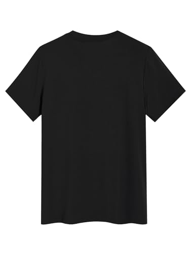 Latuza Men's Bamboo Viscose Pajama Top Short Sleeve Cooling Sleep Shirt3