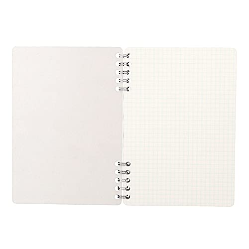 IPPINKA LIFE Ramune Ring Notebook - B6 (5.2 x 7.2 in) - Grid (5 mm) - 60 Sheets - Made in Japan