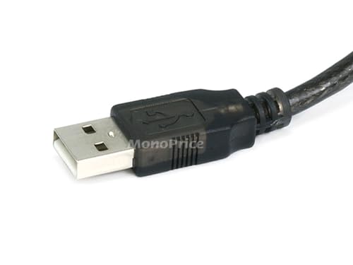 Monoprice 33-Feet 10M USB 2.0 A Male to B Male Active Cable (107531), Black - Image 3