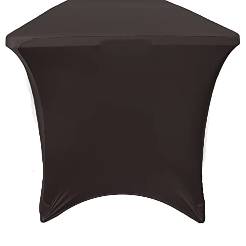 image for YOUR CHAIR COVERS Rectangular Spandex Table Covers 4ft Fitted Tableclo
