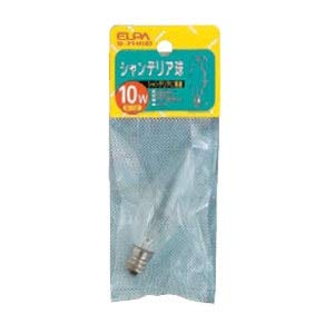 エルパ (ELPA) シャンデリア 電球 照明 おしゃれ E12 110V 10W クリア G-71H(C)