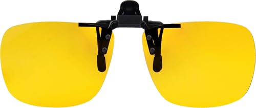 Image of Success Eyewear Clip On Sunglasses Flip Up Polarized Sunglasses Clip onto Eyeglasses Over Prescription Glasses Case Included