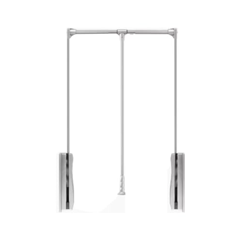 Tringle de penderie à tirer réglable pour réparer un dressing trop haut