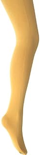 Mysasi Womens 100 den. Opaque Tights Size. L. Mustard/Gold