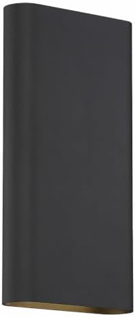 Access Lighting - HI Access 20409LEDD-BL Contemporary Modern LED Wall Sconce from Lux Collection in Black Finish