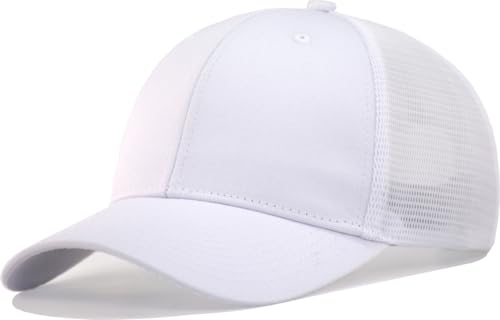Image of TSSGBL M, L, XL, XXL Snapback Trucker Hats Baseball Caps Adjustable Blank Mesh Back Ball Caps for Men Women