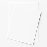 Signalétique.biz France – Plaque PVC Rigide 1 mm Format A4 – Feuille Blanche pour Maquettes, Prototypes, DIY et Modélisation – Surface Lisse et Facile à Découper