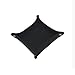 YONBEN Canvas Storage Tray Cotton Key Tray Catchall Tray Stylish Organizer for Small Items Lightweight Design (Black)
