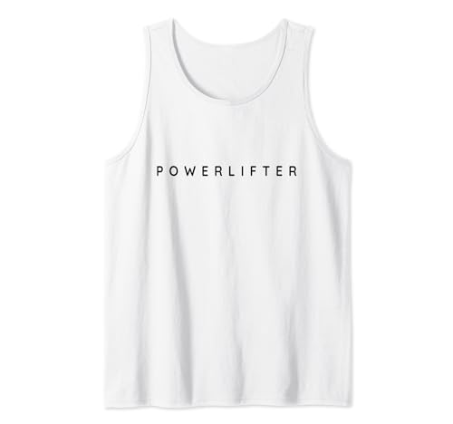 Fuente moderna Powerlifters/Powerlifter/Personal Trainer Camiseta sin Mangas