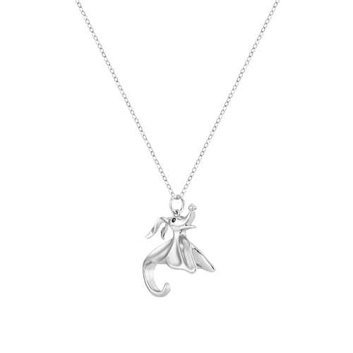 Bolenvi Dangling Dog Pendant Necklace, 925 Sterling Silver Jewelry, 16-22