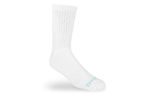 Men's Classic Crew Socks – XXL Size 14–18 – 6-Pack Padded Cotton Blend with Stay-Up Ribbed Leg & Reinforced Toe3