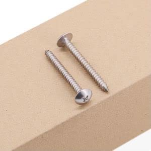 #14 x 3 Tornillos para madera cabeza Truss 20 pcs miniatura 4