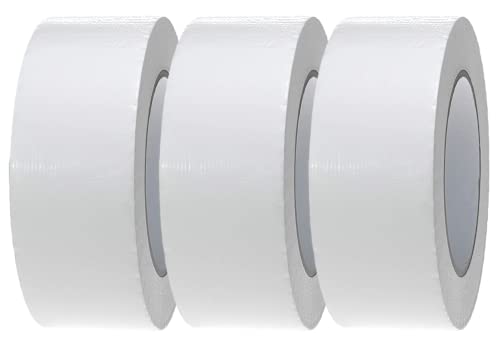 3 rotoli di nastro adesivo bianco, 48 mm x 45 m