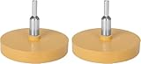 NuoDunco Folienradierer 2X mit Adapter, Professionelles Entfernen von Folien und Kleberesten an Fahrzeug, Auto oder Motorrad, Gummi