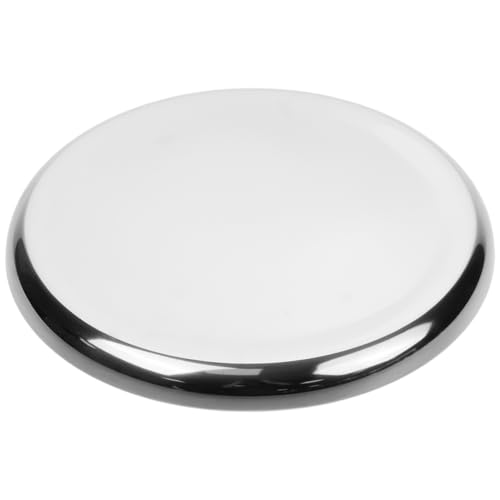 ULDIGI Assise Tabouret De Bar en Acier Inoxydable Épaisse 2.50 Cm Siège Rond De Remplacement pour Cuisine Jardin Terrasse Pub