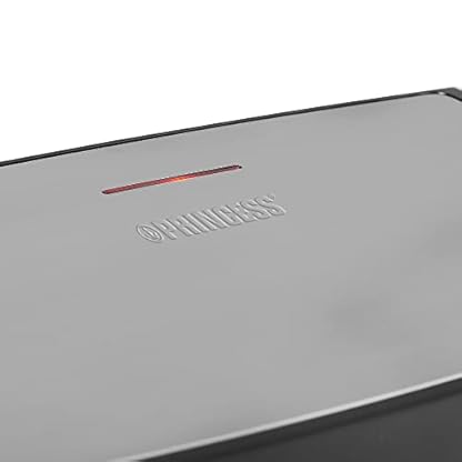 Princess 117501 Kontaktgrill - Grillfläche 23 x 15 cm - Antihaftbeschichtung -herausnehmbare Fettauffangschale - 750 W- beweglicher Deckel – Bild 6