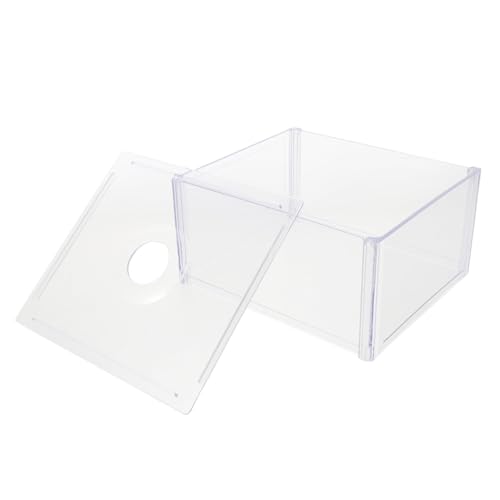IMIKEYA Accesorio de Báscula Digital para Joyería y Cocina Cubierta Acrílica Transparente a Prueba de Viento Protector Compacto y Ligero para Balanza de Precisión Accesorio de Pesaje