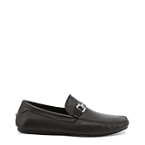 zapatos salvatore ferragamo hombre originales Fabricado en Italia Salvatore Ferragamo CANCUN2 Mocasines, Negro, 40 EU, Negro , 40 EU